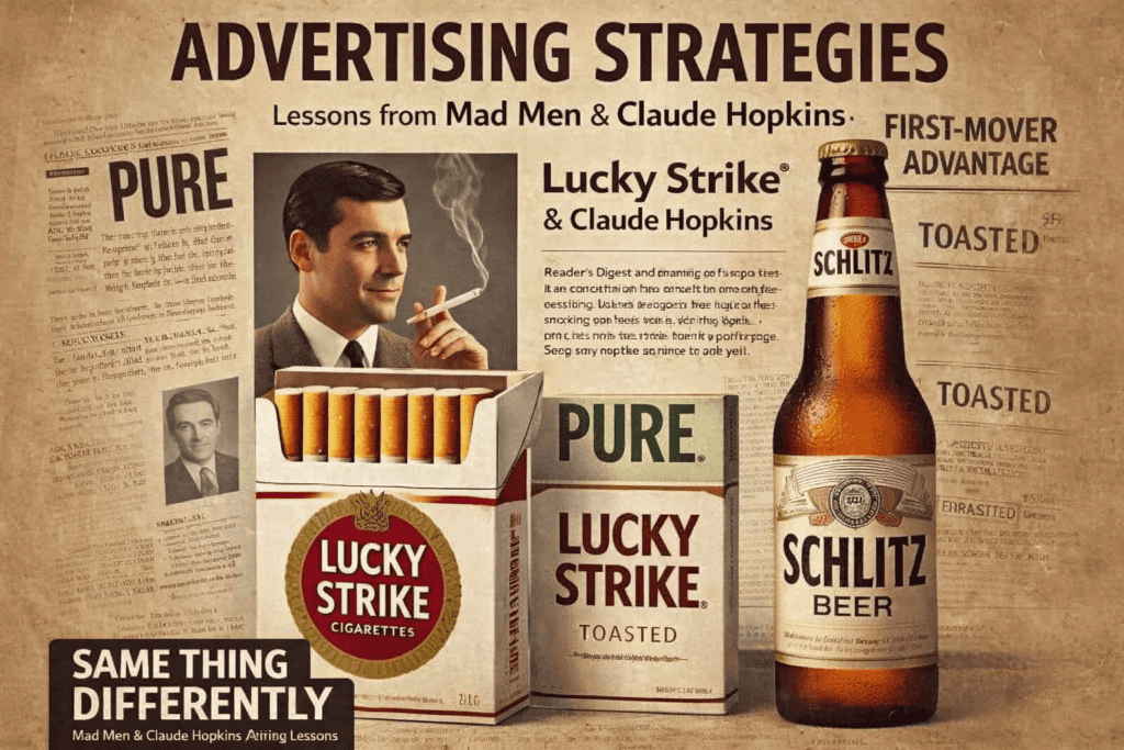advertising strategies mad men claude hopkins