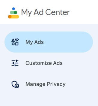 google my ads center