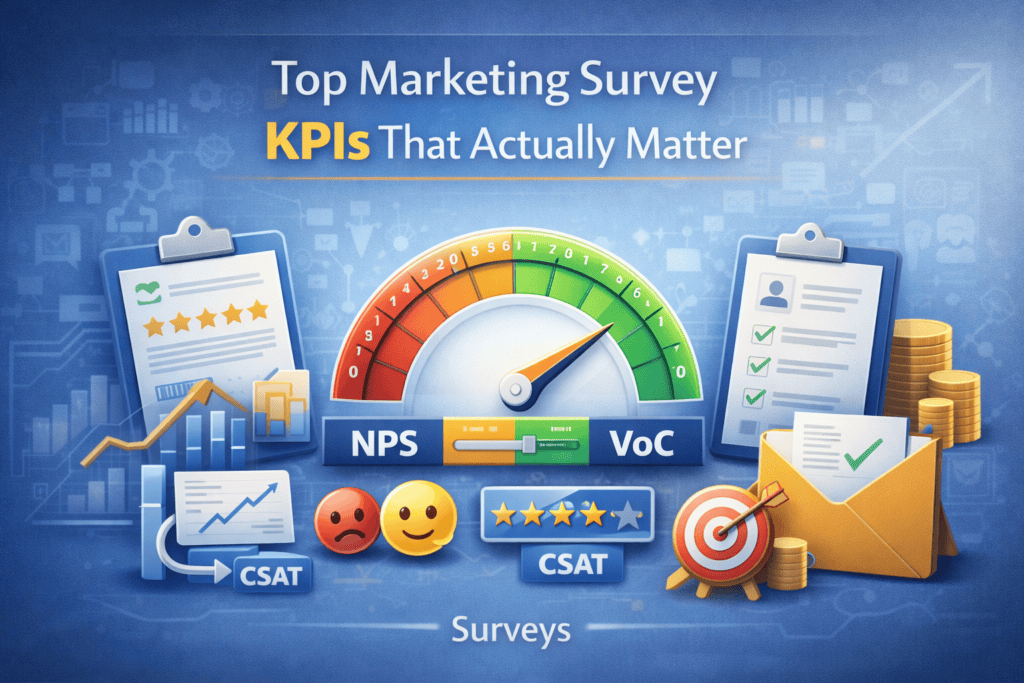 top marketing survey kpis that actually matter