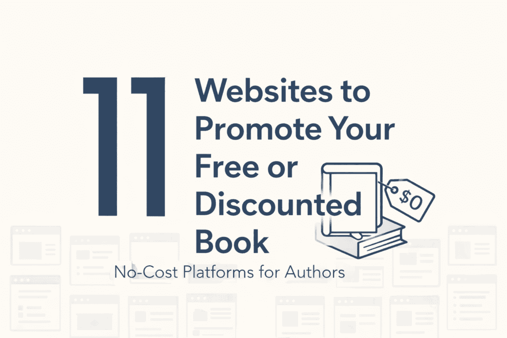 where to promote your free or discounted book 11 no cost websites for authors