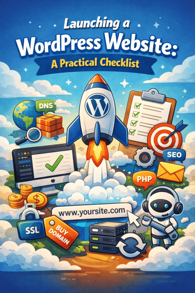 launching a wordpress website