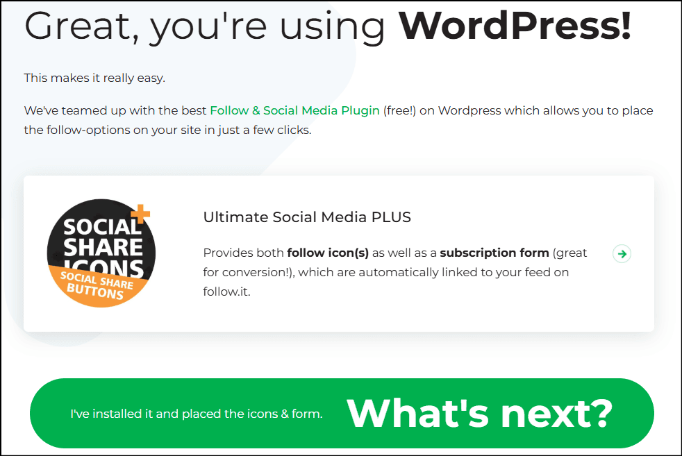 Screenshot of Marketing with Dave website showcasing social media plugin and subscription form for WordPress SEO.